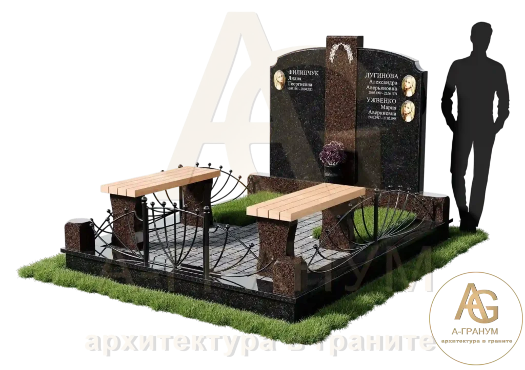 Элитный двойной памятник №55