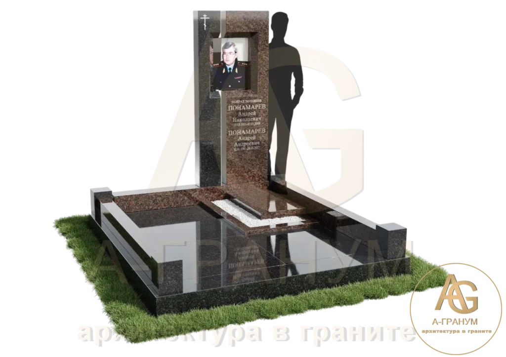 Элитный комбинированный памятник №28