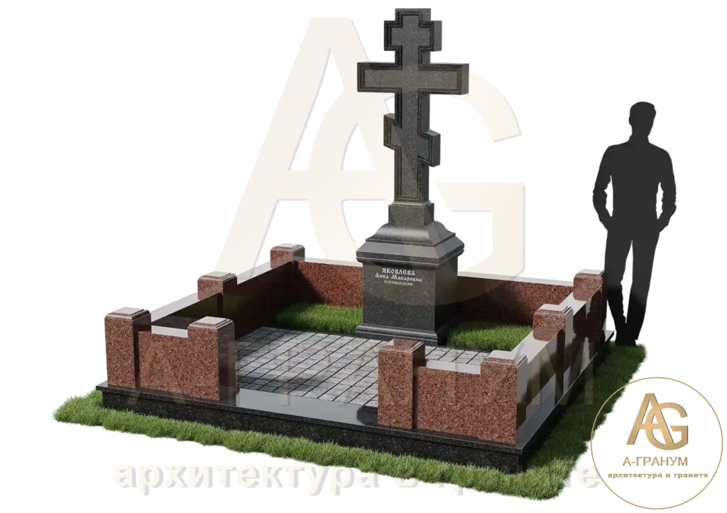 Элитный памятник крест №76
