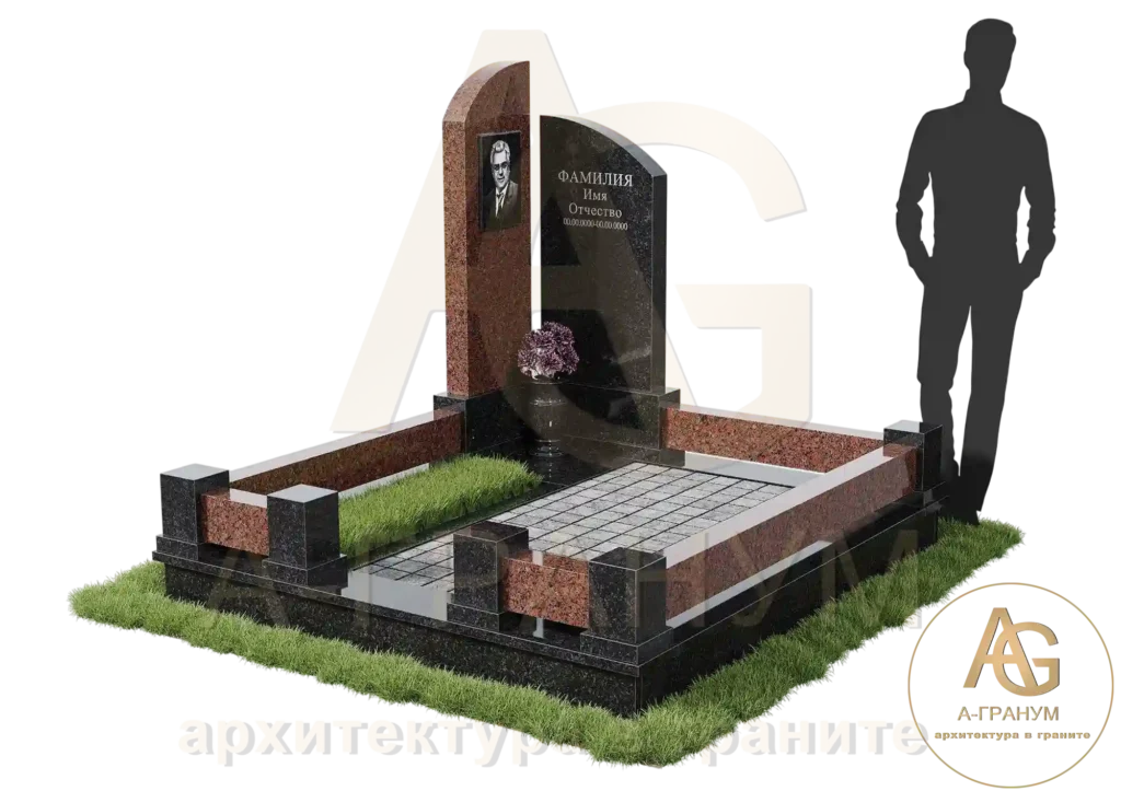 Элитный угловой памятник №85